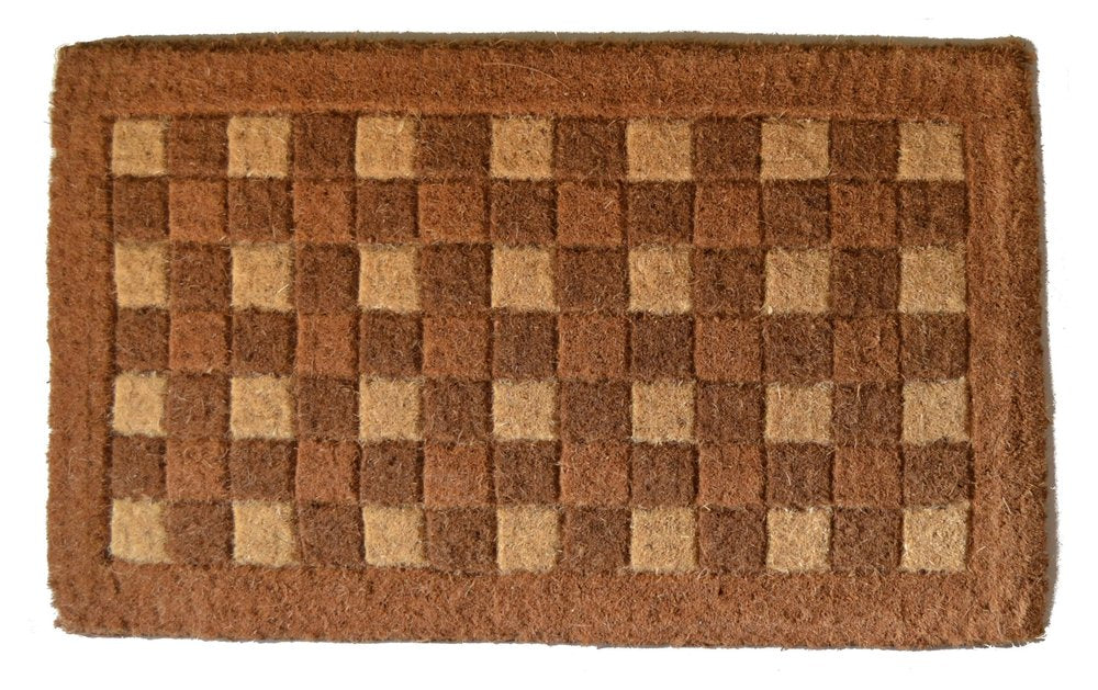 18" X 30" Brown Coir Outdoor Door Mat