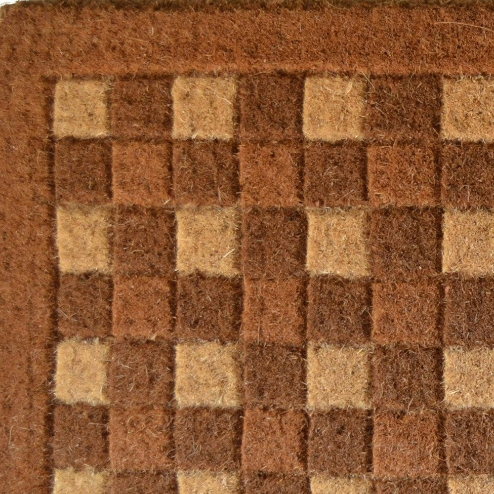 18" X 30" Brown Coir Outdoor Door Mat