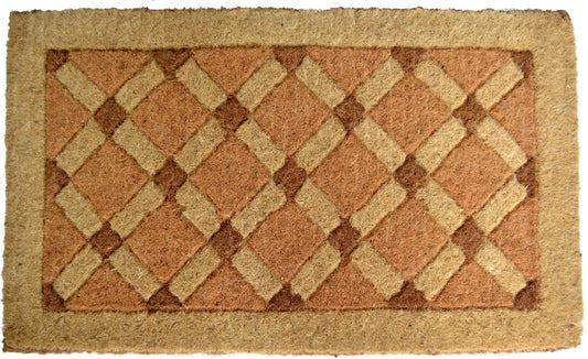 18" X 30" Brown Coir Outdoor Door Mat