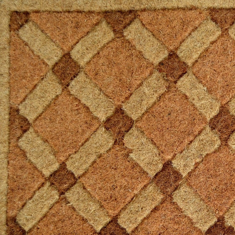 18" X 30" Brown Coir Outdoor Door Mat