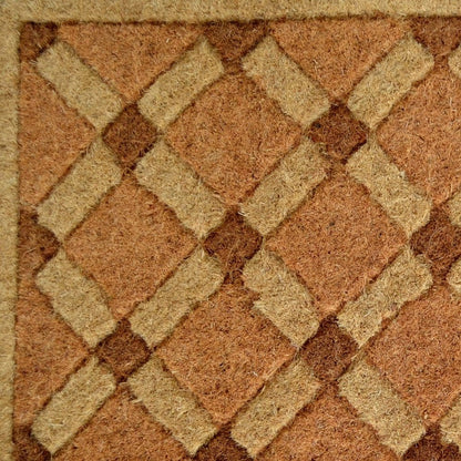 18" X 30" Brown Coir Outdoor Door Mat
