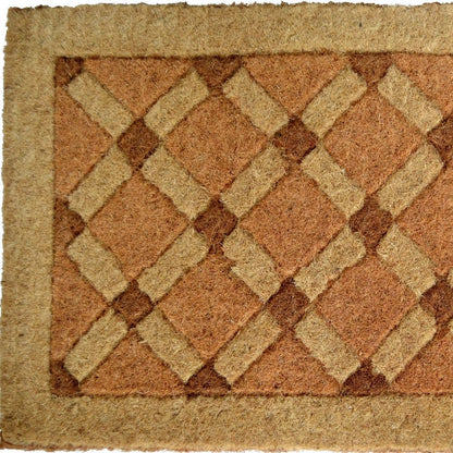 18" X 30" Brown Coir Outdoor Door Mat
