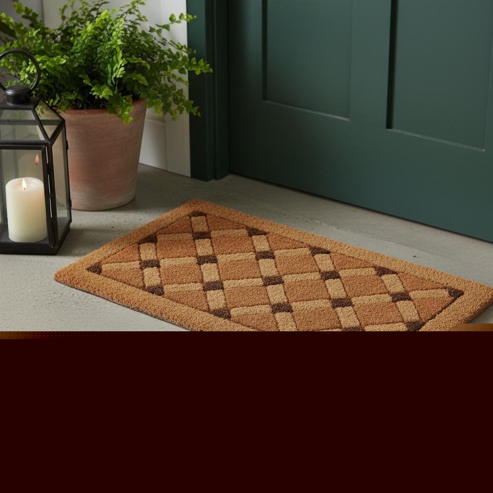 18" X 30" Brown Coir Outdoor Door Mat