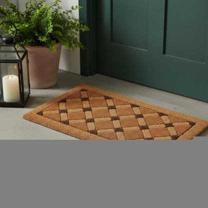 18" X 30" Brown Coir Outdoor Door Mat