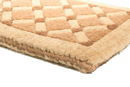 18" X 47" Brown Coir Outdoor Door Mat