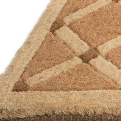 18" X 47" Brown Coir Outdoor Door Mat