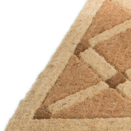18" X 47" Brown Coir Outdoor Door Mat