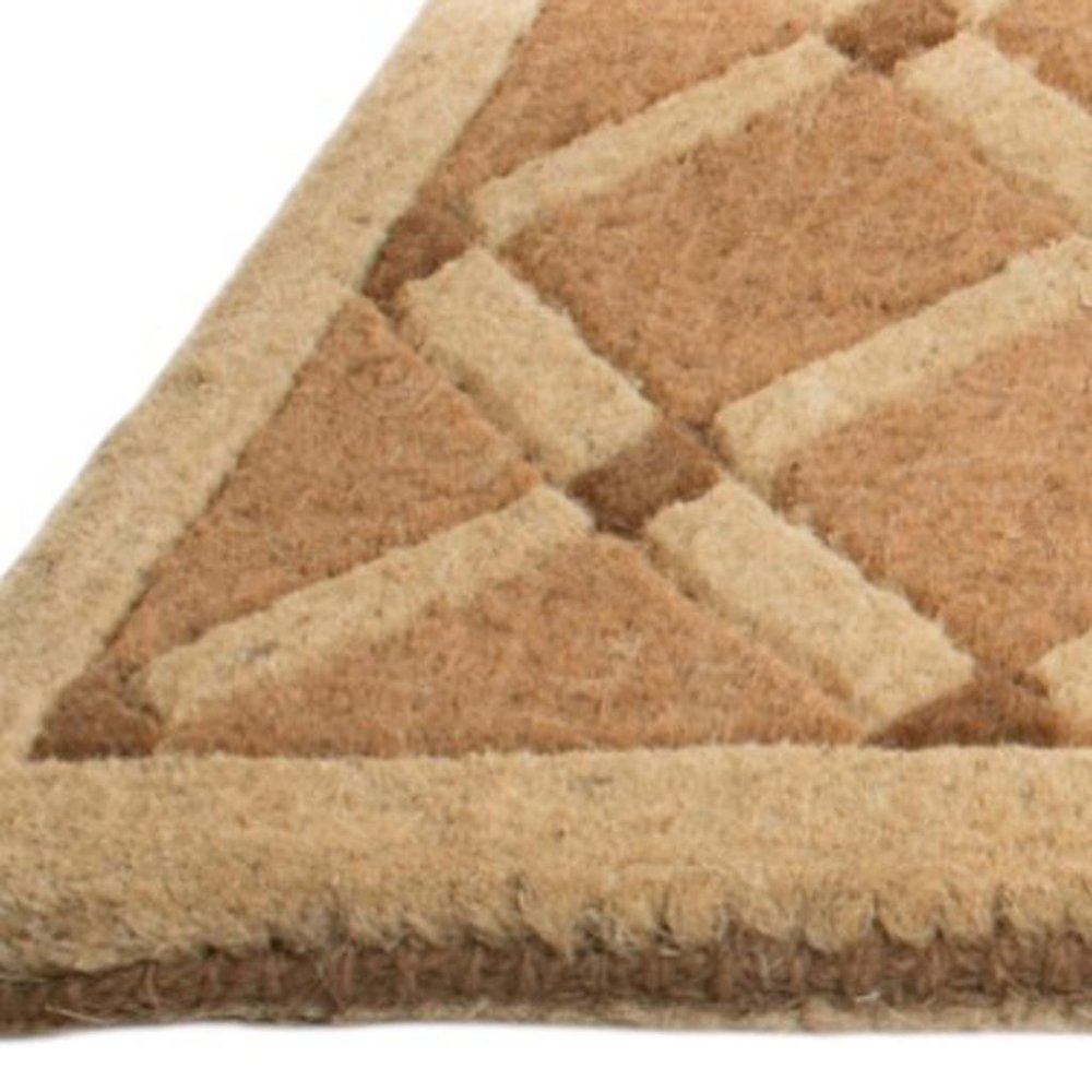 18" X 47" Brown Coir Outdoor Door Mat