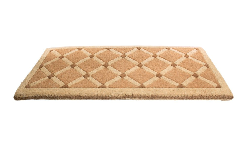 18" X 47" Brown Coir Outdoor Door Mat