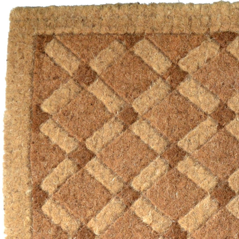 24" X 48" Brown Coir Outdoor Door Mat