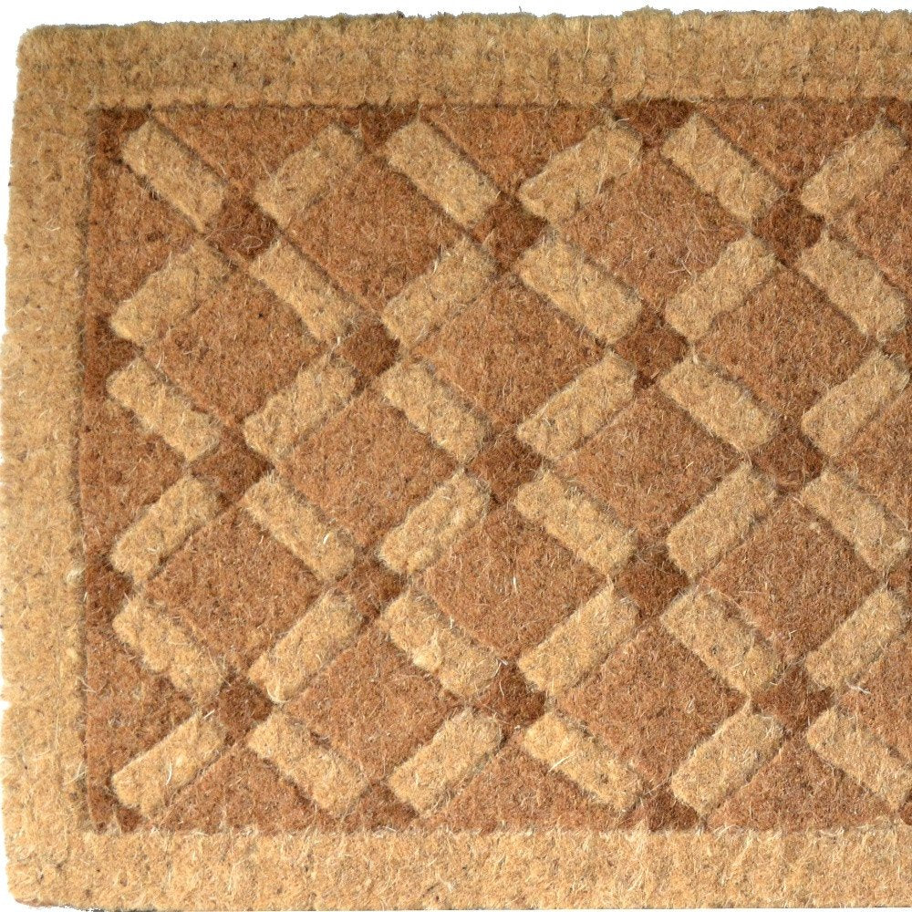 24" X 48" Brown Coir Outdoor Door Mat