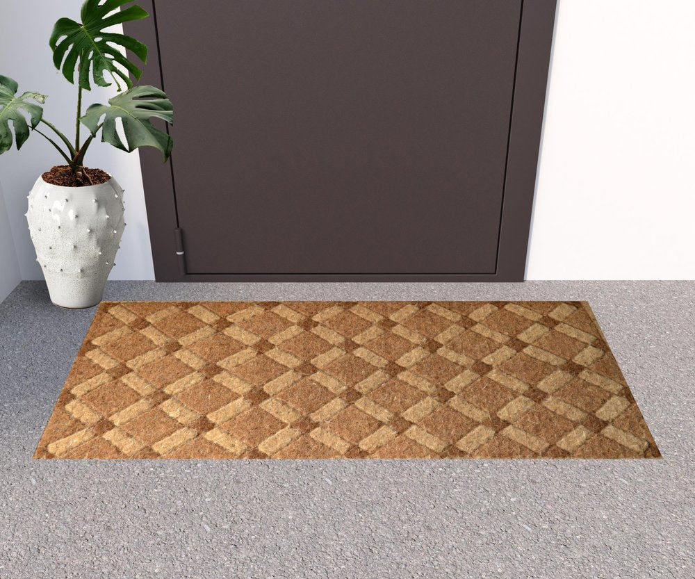 24" X 48" Brown Coir Outdoor Door Mat