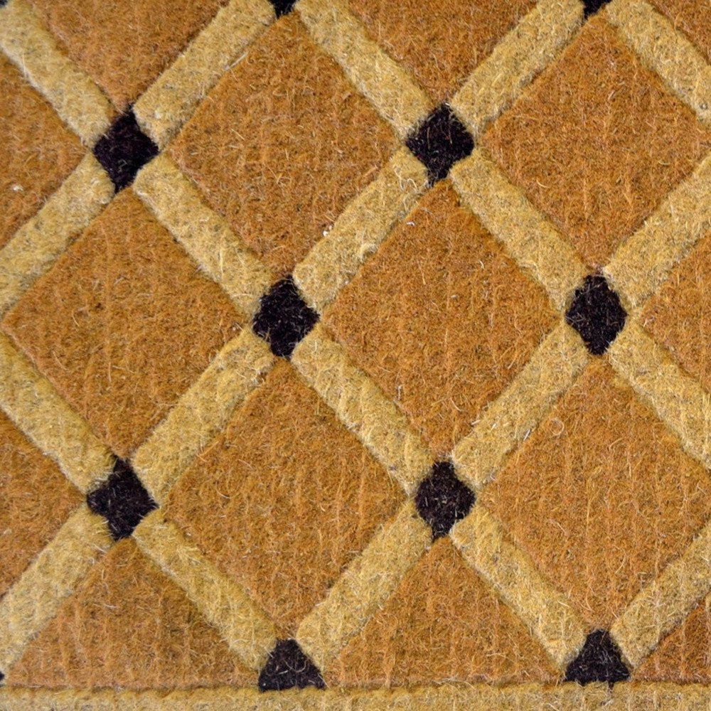 18" X 30" Brown Coir Outdoor Door Mat