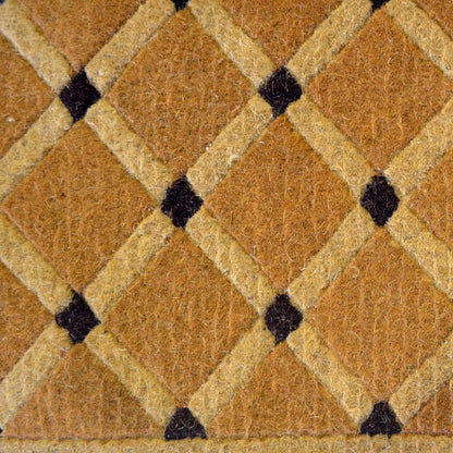 18" X 30" Brown Coir Outdoor Door Mat