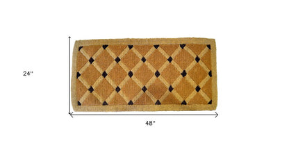 24" X 48" Brown Coir Outdoor Door Mat