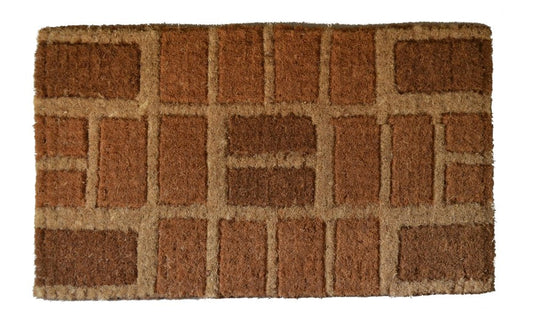 18" X 30" Brown Coir Outdoor Door Mat