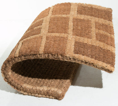 18" X 30" Brown Coir Outdoor Door Mat