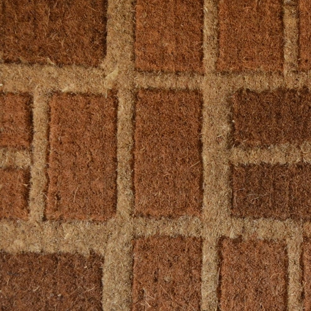 18" X 30" Brown Coir Outdoor Door Mat