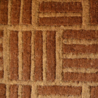 18" X 30" Brown Coir Outdoor Door Mat