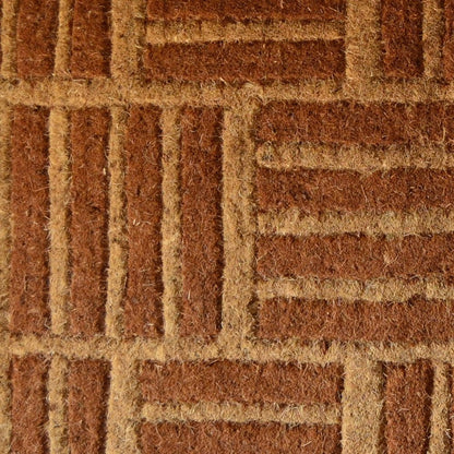 18" X 30" Brown Coir Outdoor Door Mat