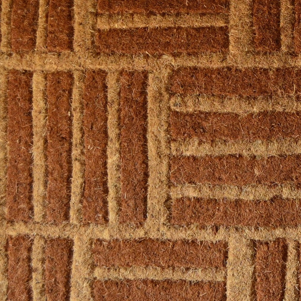 18" X 30" Brown Coir Outdoor Door Mat