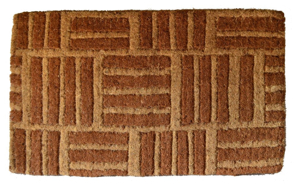 18" X 30" Brown Coir Outdoor Door Mat