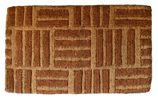 18" X 30" Brown Coir Outdoor Door Mat