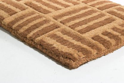 18" X 30" Brown Coir Outdoor Door Mat