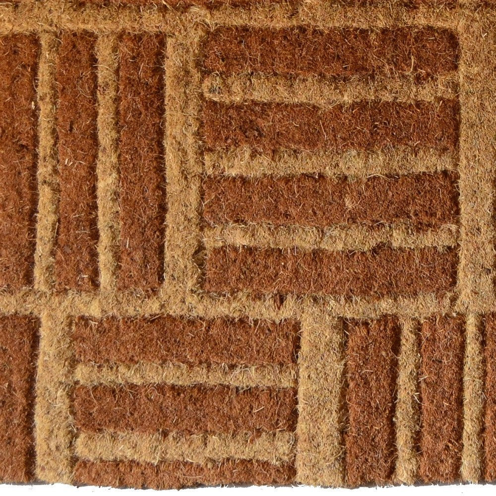 18" X 30" Brown Coir Outdoor Door Mat