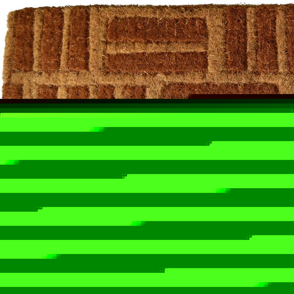 18" X 30" Brown Coir Outdoor Door Mat