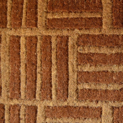 18" X 30" Brown Coir Outdoor Door Mat