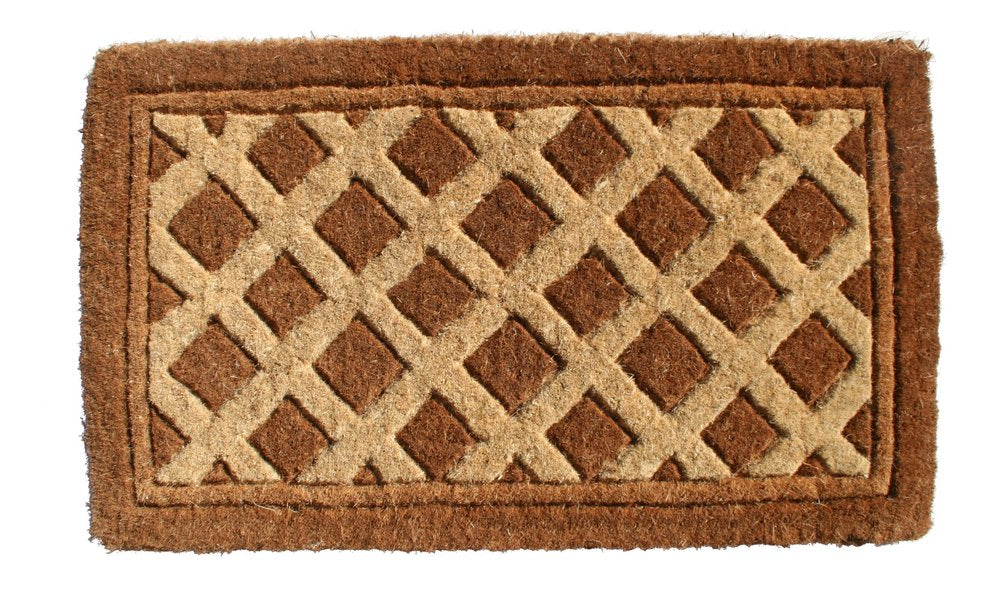 18" X 30" Brown Coir Outdoor Door Mat
