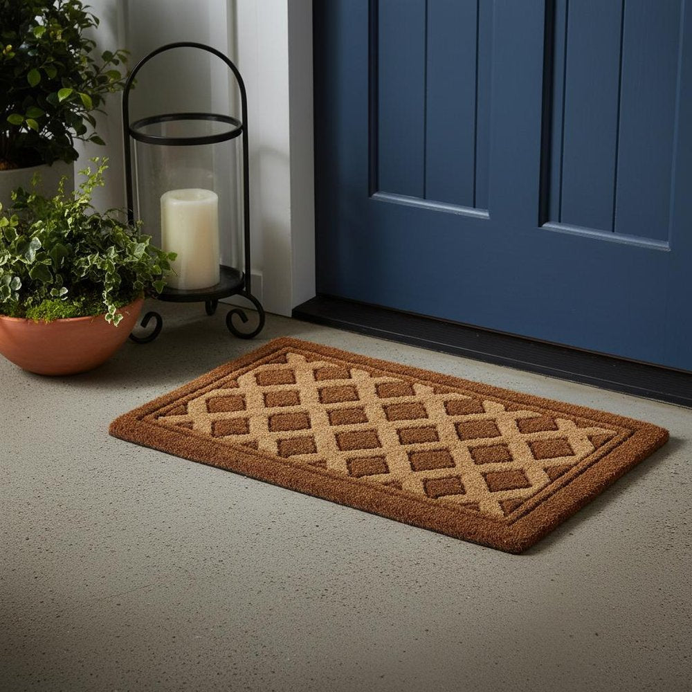 18" X 30" Brown Coir Outdoor Door Mat