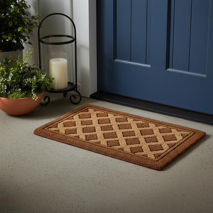 18" X 30" Brown Coir Outdoor Door Mat