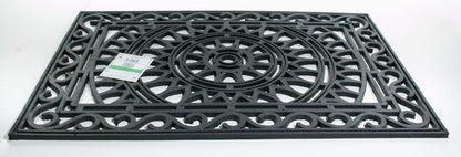 24" X 36" Black Rubber Outdoor Door Mat