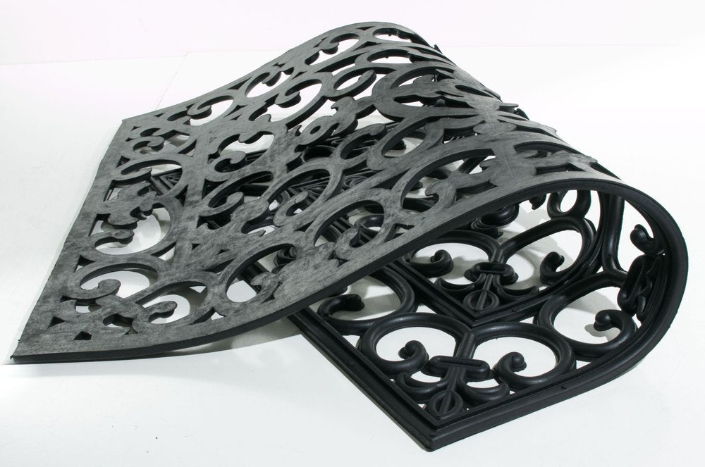 24" X 36" Black Rubber Outdoor Door Mat