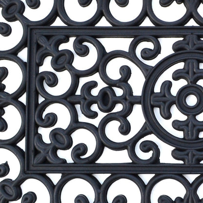 24" X 36" Black Rubber Outdoor Door Mat