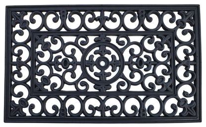 24" X 36" Black Rubber Outdoor Door Mat