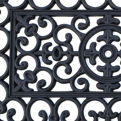 24" X 36" Black Rubber Outdoor Door Mat