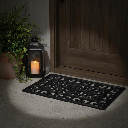 24" X 36" Black Rubber Outdoor Door Mat