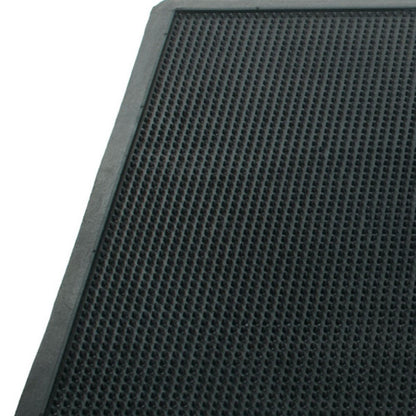 18" X 30" Black Rubber Outdoor Door Mat