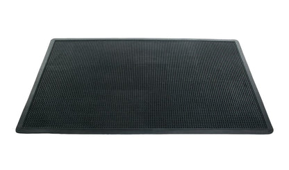 18" X 30" Black Rubber Outdoor Door Mat