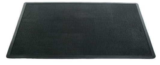 18" X 30" Black Rubber Outdoor Door Mat