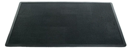 18" X 30" Black Rubber Outdoor Door Mat