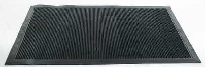 18" X 30" Black Rubber Outdoor Door Mat