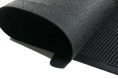 18" X 30" Black Rubber Outdoor Door Mat