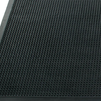 18" X 30" Black Rubber Outdoor Door Mat