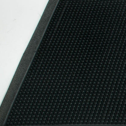 18" X 47" Black Rubber Outdoor Door Mat