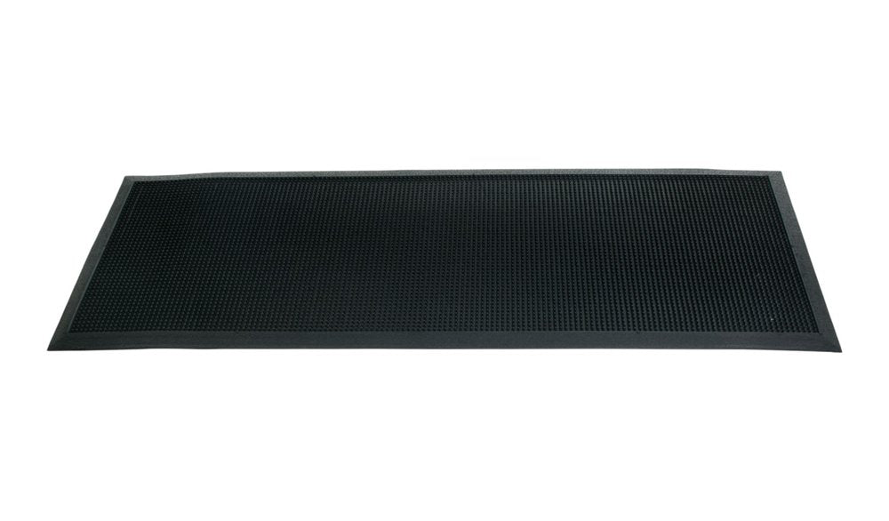 18" X 47" Black Rubber Outdoor Door Mat
