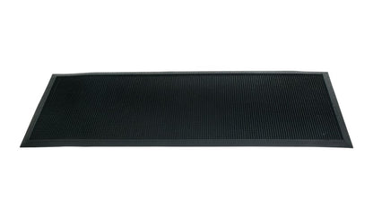 18" X 47" Black Rubber Outdoor Door Mat
